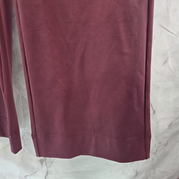 Halara Pants Womens Large Red High Rise Wide Leg Pocket Button Front Leggings - Picture 4 of 11